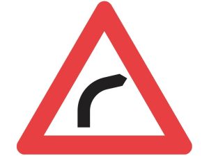 A41.1 højresving vejskilt