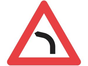 A41.2 vejskilt Venstresving