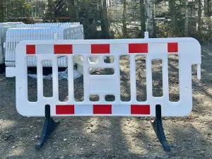 Afspærringshegn med drejefod