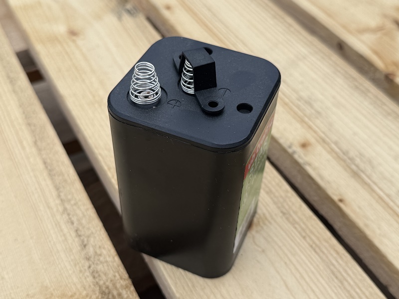 Batteri 6V Batteri 6V med fjeder