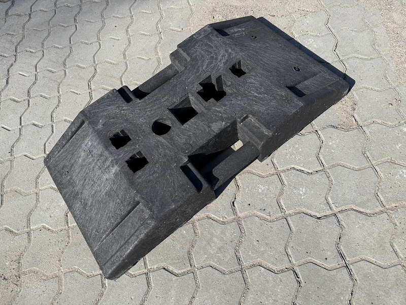 Gummifod til vejarbejde
