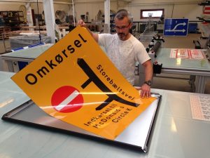 Click tavle med løs folie