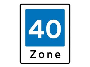 E53 zonetavle 40 km