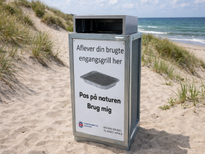 Beholder til kul / engangsgrill